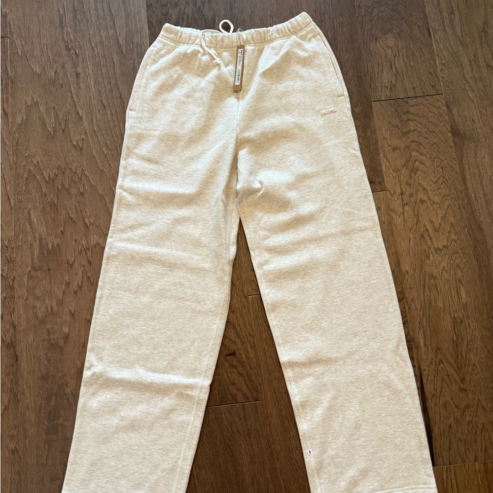 SKIMS Cream Straight Leg Pants - Picture 3 of 4